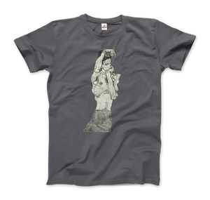 Egon Schiele Zeichnungen II (Drawings 2) 1914 Art T-Shirt - Men / Charcoal / Small by Art-O-Rama