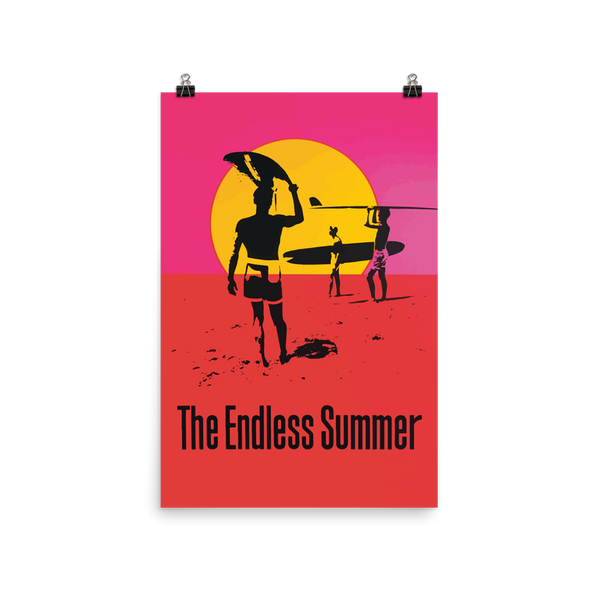 Endless Summer 1966 Surf Documentary Artwork Poster - Matte / 16" (W) x 24" (H) by Art-O-Rama
