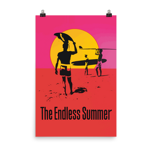 Endless Summer 1966 Surf Documentary Artwork Poster - Matte / 24" (W) x 36" (H) by Art-O-Rama