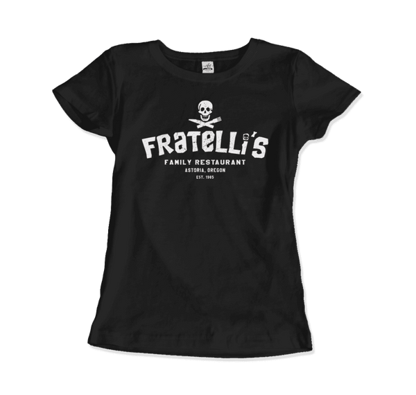 Fratelli’s Family Restaurant - Goonies T-Shirt - Women / Black / Small - T-Shirt