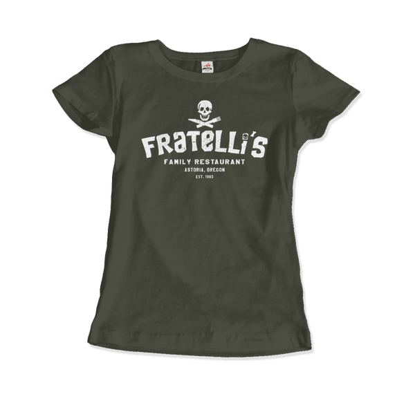 Fratelli’s Family Restaurant - Goonies T-Shirt - Women / Military Green / Small - T-Shirt