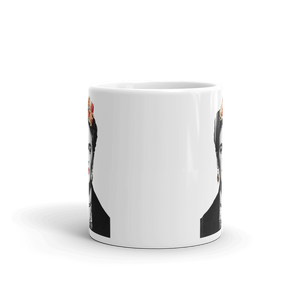 Frida Kahlo With Flowers Poster Artwork Mug - [variant_title] by Art-O-Rama