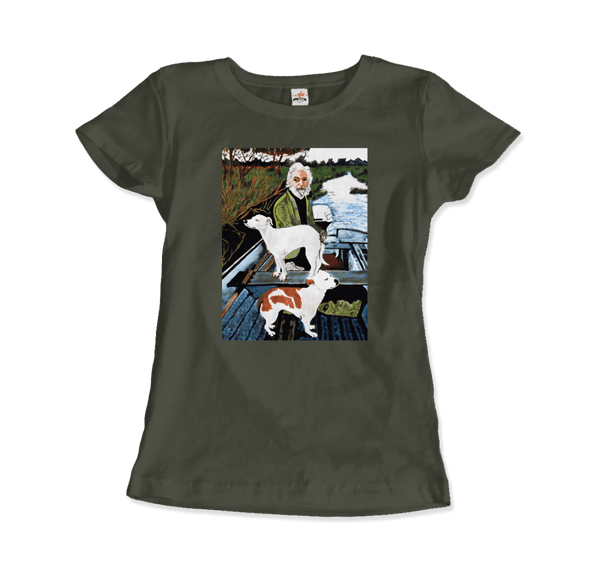 Goodfellas Tommy’s Mom Painting T-Shirt - Women / Military Green / Small - T-Shirt