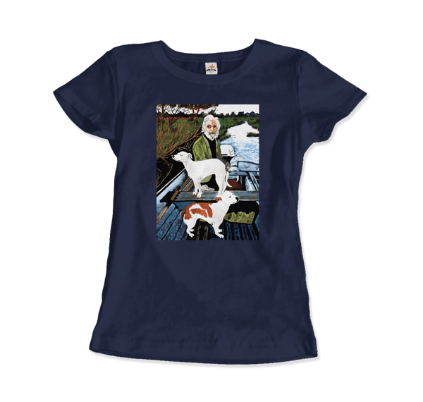Goodfellas Tommy’s Mom Painting T-Shirt - Women / Navy / Small - T-Shirt