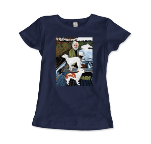 Goodfellas Tommy’s Mom Painting T-Shirt - Women / Navy / Small - T-Shirt