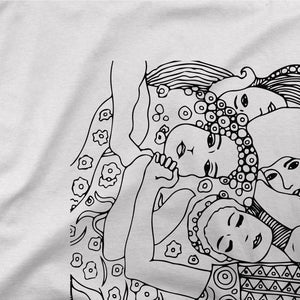 Gustav Klimt The Virgin (Maiden) 1913 Sketch T-Shirt - [variant_title] by Art-O-Rama