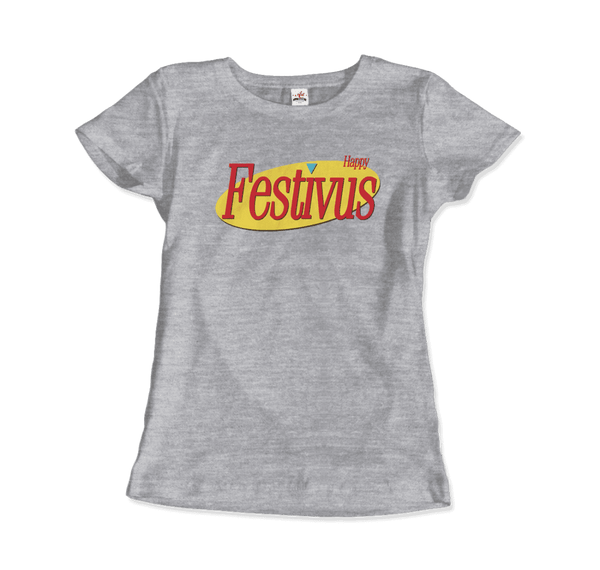Happy Festivus For The Rest of Us Seinfeld T-Shirt - Women / Heather Grey / Small - T-Shirt