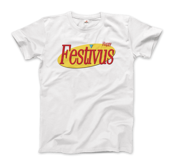 Happy Festivus For The Rest of Us Seinfeld T-Shirt - Men / White / Small - T-Shirt