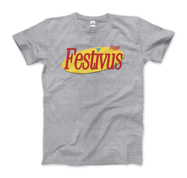 Happy Festivus For The Rest of Us Seinfeld T-Shirt - Men / Heather Grey / Small - T-Shirt