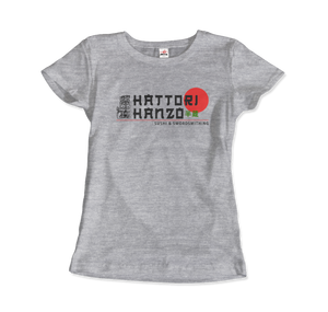 Hattori Hanzo Sushi and Swordsmithing from Kill Bill T-Shirt - Women (Fitted) / Heather Grey / S - T-Shirt
