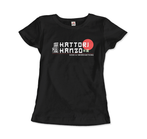 Hattori Hanzo Sushi and Swordsmithing from Kill Bill T-Shirt - Women (Fitted) / Black / S - T-Shirt
