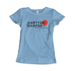 Hattori Hanzo Sushi and Swordsmithing from Kill Bill T-Shirt - Women (Fitted) / Light Blue / S - T-Shirt