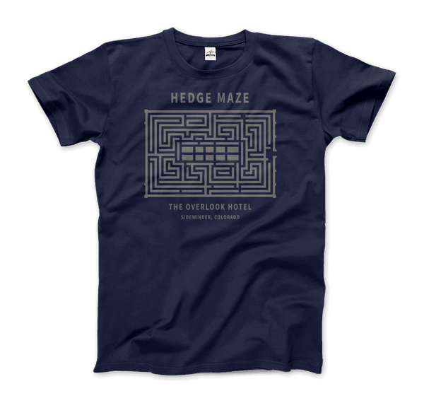 Hedge Maze The Overlook Hotel - The Shinning Movie T-Shirt - Men / Navy / Small - T-Shirt