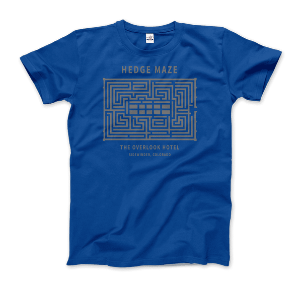 Hedge Maze The Overlook Hotel - The Shinning Movie T-Shirt - Men / Royal Blue / Small - T-Shirt