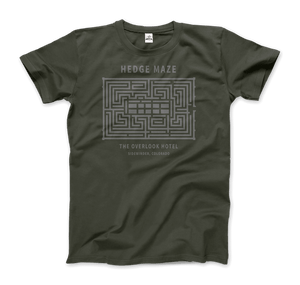 Hedge Maze The Overlook Hotel - The Shinning Movie T-Shirt - Men / City Green / Small - T-Shirt