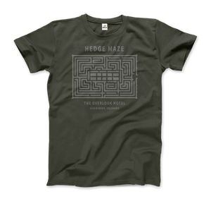 Hedge Maze The Overlook Hotel - The Shinning Movie T-Shirt - Men / City Green / Small - T-Shirt