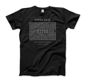 Hedge Maze The Overlook Hotel - The Shinning Movie T-Shirt - Men / Black / Small - T-Shirt
