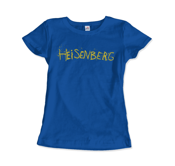 Heisenberg Graffiti Walter White Breaking Bad T-Shirt - Women / Royal Blue / Small - T-Shirt