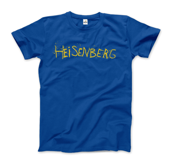 Heisenberg Graffiti Walter White Breaking Bad T-Shirt - Men / Royal Blue / Small - T-Shirt