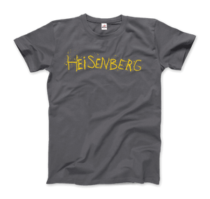 Heisenberg Graffiti Walter White Breaking Bad T-Shirt - Men / Charcoal / Small - T-Shirt