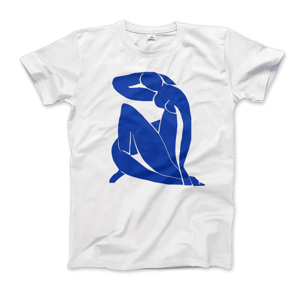 Henri Matisse Blue Nude 1952 Artwork T-Shirt - Men / White / Small by Art-O-Rama