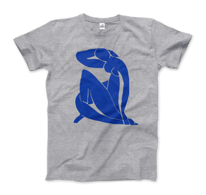 Henri Matisse Blue Nude 1952 Artwork T-Shirt - Men (Unisex) / Heather Grey / S - T-Shirt