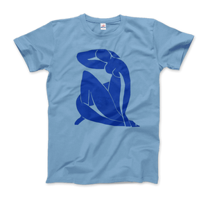 Henri Matisse Blue Nude 1952 Artwork T-Shirt - Men (Unisex) / Light Blue / S - T-Shirt