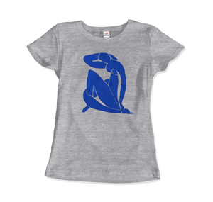 Henri Matisse Blue Nude 1952 Artwork T-Shirt - Women (Fitted) / Heather Grey / S - T-Shirt