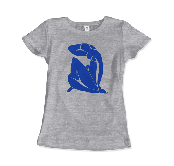 Henri Matisse Blue Nude 1952 Artwork T-Shirt - Women / Heather Grey / Small by Art-O-Rama