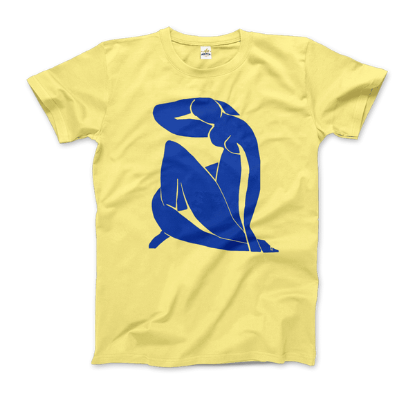 Henri Matisse Blue Nude 1952 Artwork T-Shirt - Men / Spring Yellow / Small by Art-O-Rama