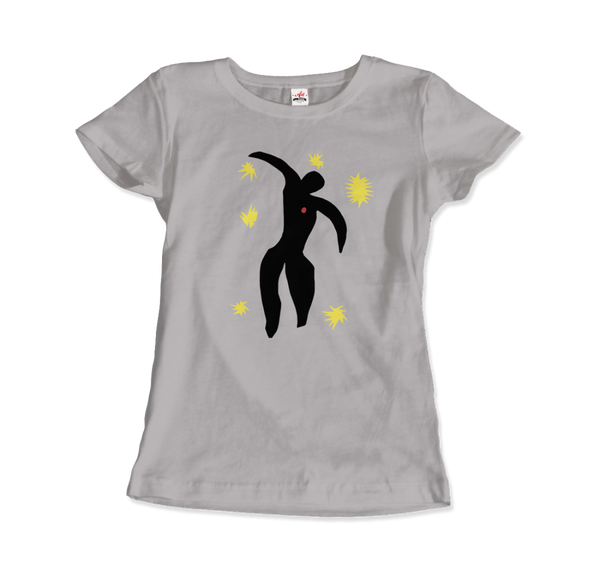 Henri Matisse Icarus Plate VIII from the Illustrated Book "Jazz" 1947 T-Shirt - Women / Silver / Small by Art-O-Rama