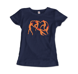Henri Matisse La Danse I (The Dance) 1909 Artwork T-Shirt - Women / Navy / Small by Art-O-Rama