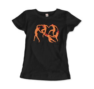 Henri Matisse La Danse I (The Dance) 1909 Artwork T-Shirt - Women / Black / Small by Art-O-Rama