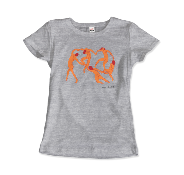 Henri Matisse La Danse I (The Dance) 1909 Artwork T-Shirt - Women / Heather Grey / Small by Art-O-Rama