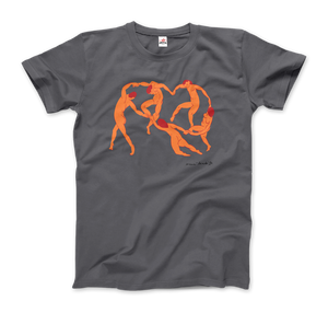 Henri Matisse La Danse I (The Dance) 1909 Artwork T-Shirt - Men / Charcoal / Small by Art-O-Rama