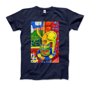 Henri Matisse The Cat With Red Fishes 1914 Artwork T-Shirt - Men / Navy / Small by Art-O-Rama