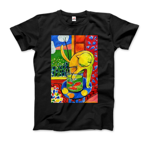 Henri Matisse The Cat With Red Fishes 1914 Artwork T-Shirt - Men / Black / Small by Art-O-Rama