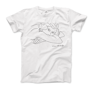 Henri Matisse Young Woman With Face Buried in Arms Artwork T-Shirt - Men (Unisex) / White / S - T-Shirt