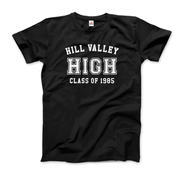 Hill Valley High School Class of 1985 - Back to the Future T-Shirt - Men / Black / Small by Art-O-Rama