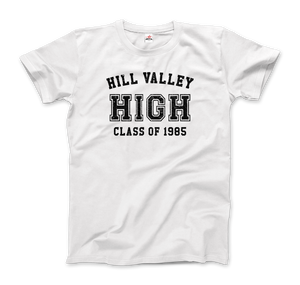 Hill Valley High School Class of 1985 - Back to the Future T-Shirt - Men / White / Small by Art-O-Rama