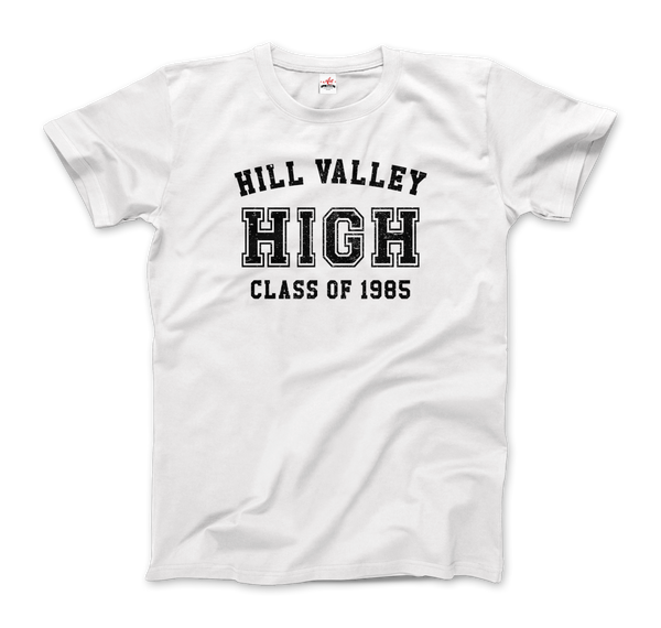 Hill Valley High School Class of 1985 - Back to the Future T-Shirt - Men / White / Small by Art-O-Rama