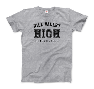 Hill Valley High School Class of 1985 - Back to the Future T-Shirt - Men / Heather Grey / Small by Art-O-Rama