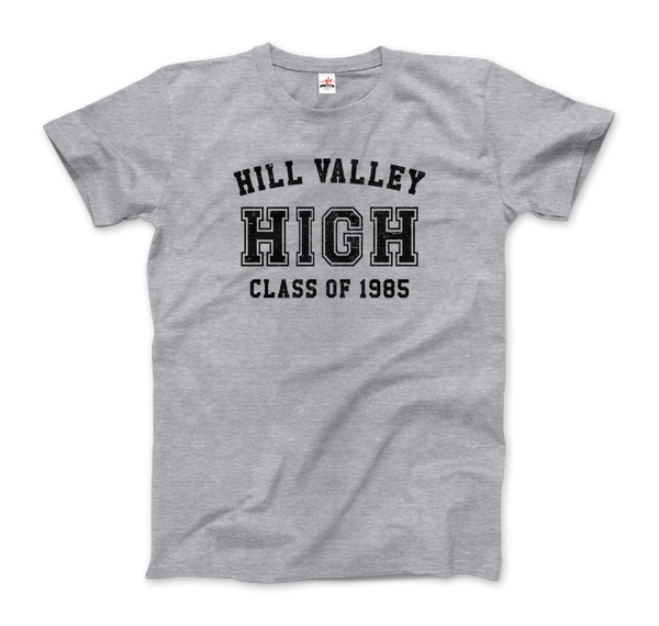Hill Valley High School Class of 1985 - Back to the Future T-Shirt - Men / Heather Grey / Small by Art-O-Rama