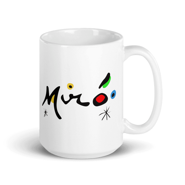 Joan Miro Colorful Signature Artwork Mug - Mug