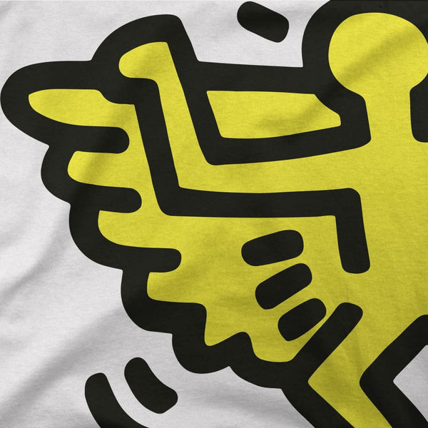 Keith Haring Angel Icon, 1990 Street Art T-Shirt - [variant_title] by Art-O-Rama