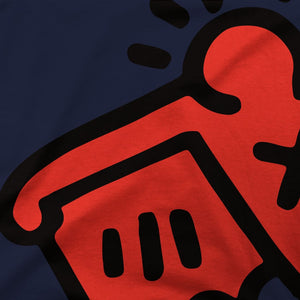 Keith Haring Flying Devil Icon, 1990 Street Art T-Shirt - [variant_title] by Art-O-Rama