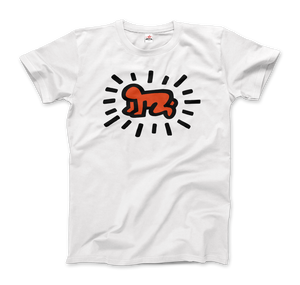 Keith Haring Radiant Baby Icon, 1990 Street Art T-Shirt - Men / White / Small by Art-O-Rama