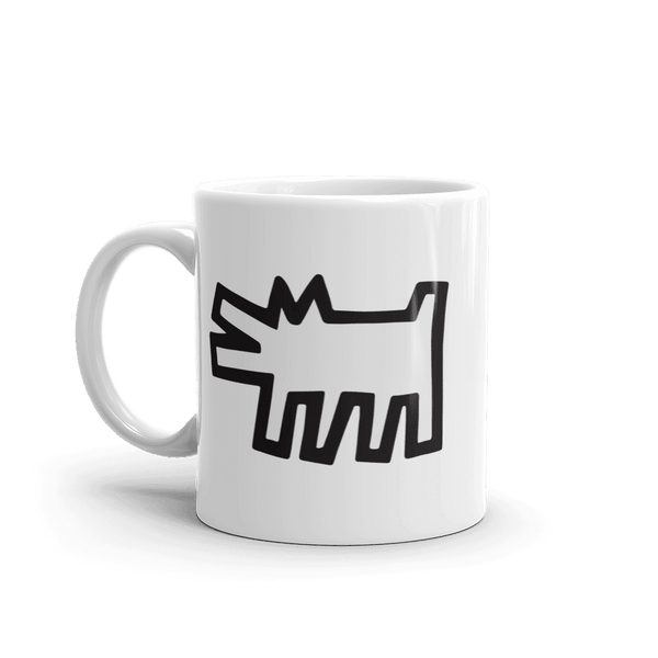 Keith Haring The Barking Dog Icon 1990 Street Art Mug - 11oz (325mL) - Mug