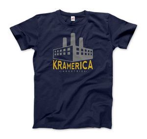 Kramerica Industries, Cosmo Kramer Seinfeld T-Shirt - Men / Navy / Small by Art-O-Rama