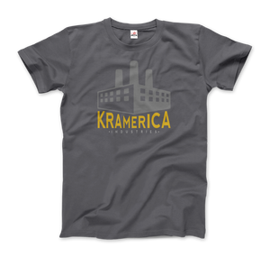 Kramerica Industries, Cosmo Kramer Seinfeld T-Shirt - Men / Charcoal / Small by Art-O-Rama